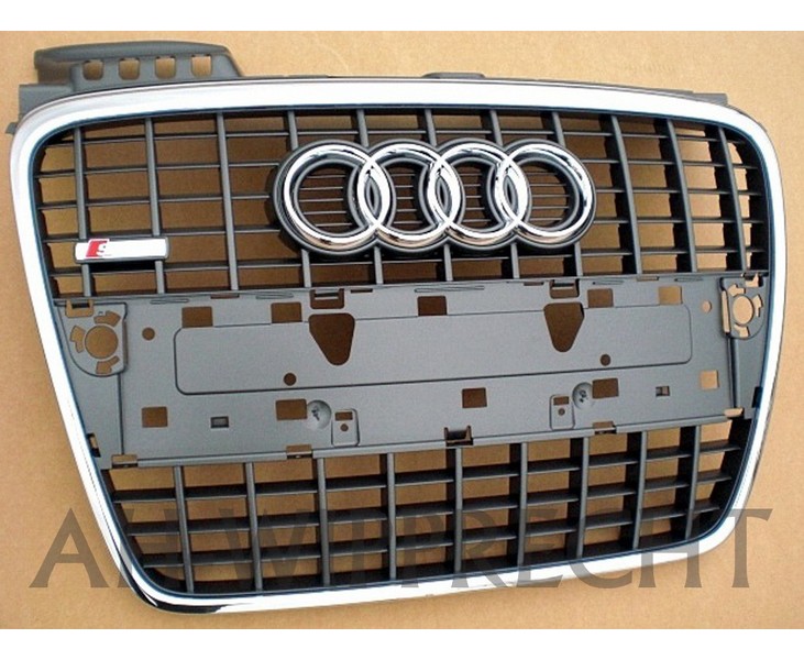 Original Audi A4 8E S-Line Kühlergrill RS4 chrom glänzend grau