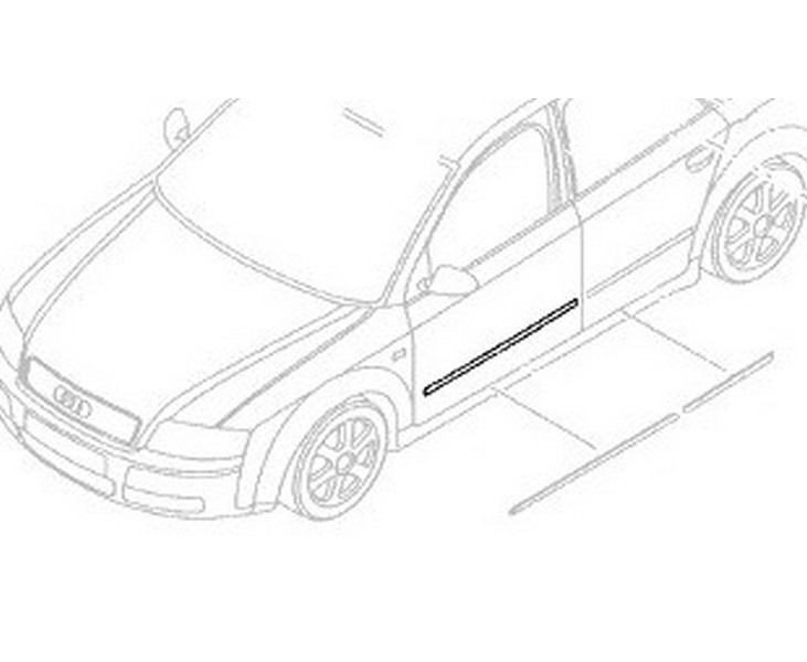 Türleiste, vorn (Audi A4 8E)