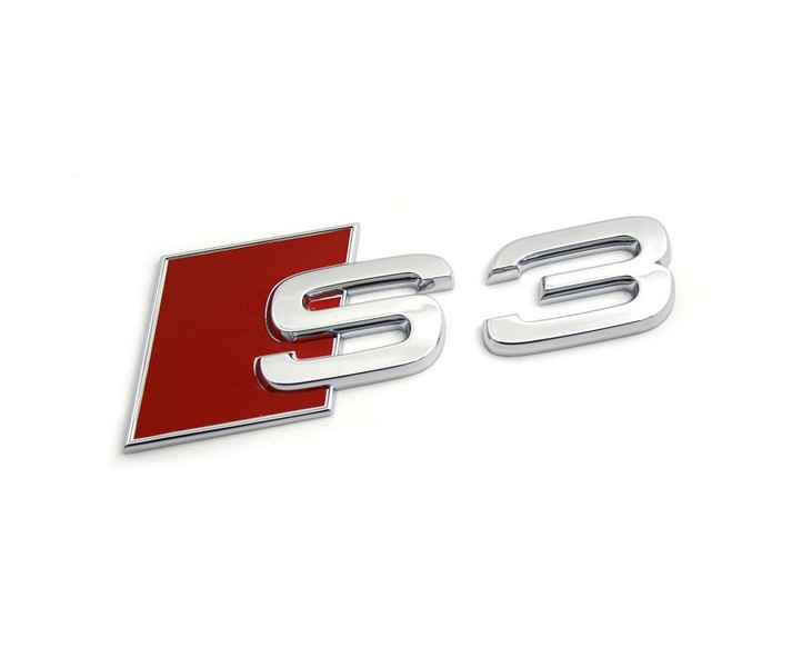 Original Audi S3 Schriftzug Heck Emblem Zeichen Exterieur Logo chrom