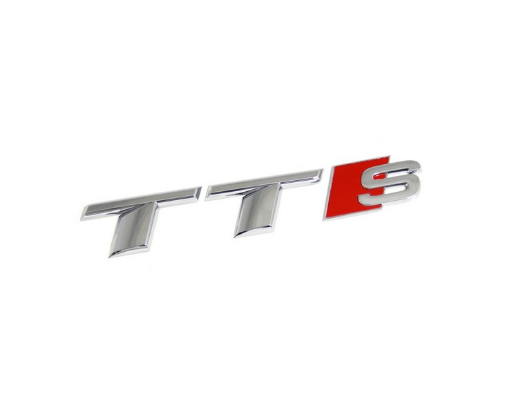 Audi TTS 8S Schriftzug Original Tuning Exterieur Emblem hinten chrom