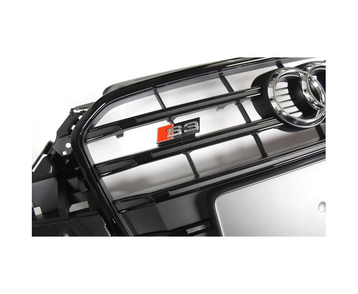 Audi S3 8V Kühlergrill Original S-Line Tuning Frontgrill Exterieur Grill schwarz