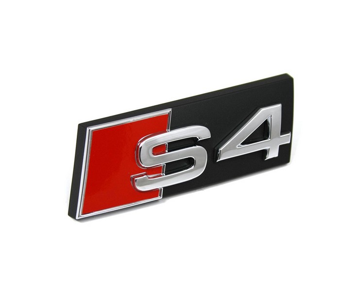 Original Audi S4 (B9 8W) Schriftzug Kühlergrill Exterieur Emblem Logo chrom