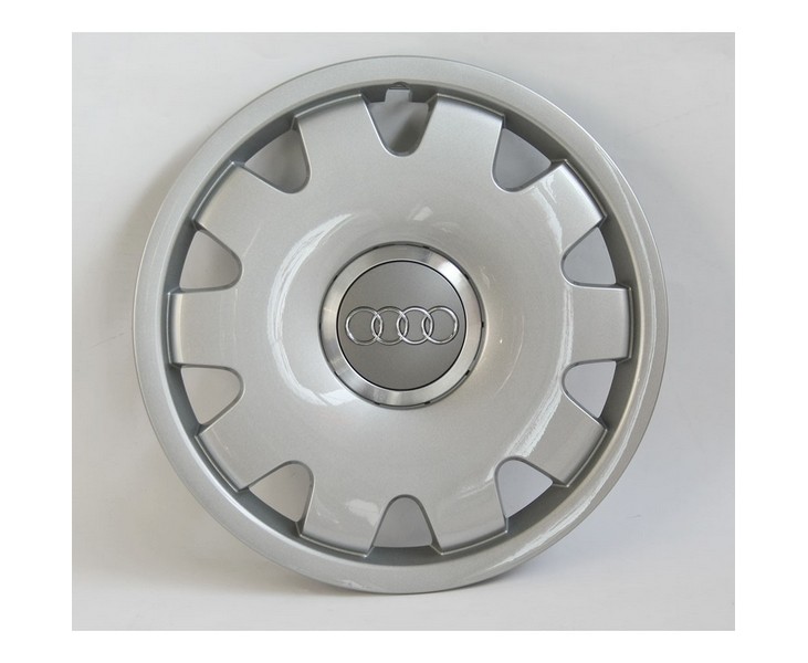 Original Audi Radzierkappe 15 Zoll Radkappe avussilber Radzierblende Kappe