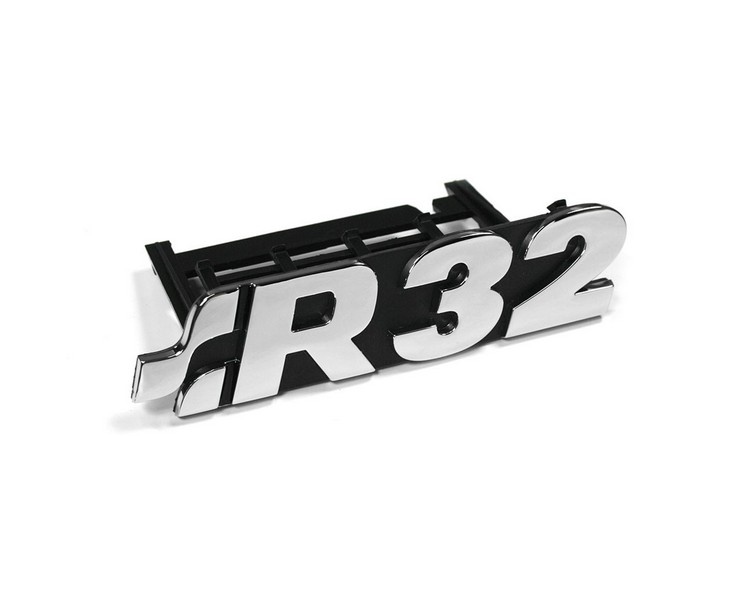 Original VW Golf R32 Kühlergrill Clip Tuning Emblem Zeichen chrom