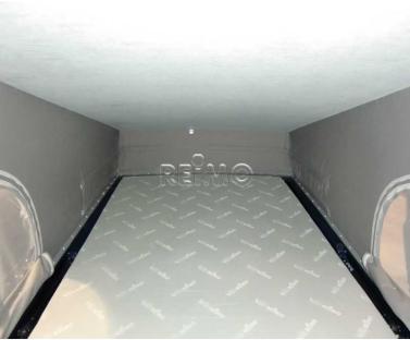 Schlafdachbett Easy Fit VW T5/6 kurzer Radstand grau, hinten hoch