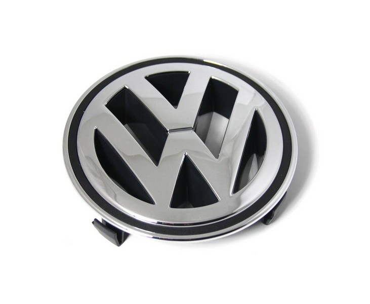 VW Golf 5 R32 VW Emblem Kühlergrill Original Tuning Zeichen vorn chrom / anthrazit