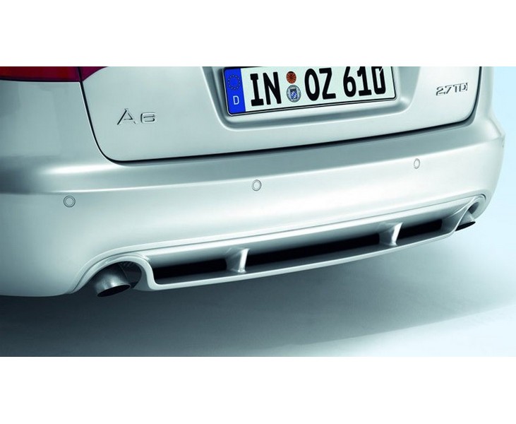 Original Audi A6 (4F) Avant Heckdiffusor grundiert Aerodynamik Diffusor Spoiler