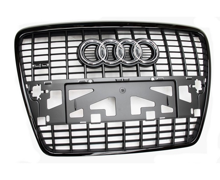 Kühlergrill Audi S6 Original A6 4F Tuning Grill Schwarz Frontgrill