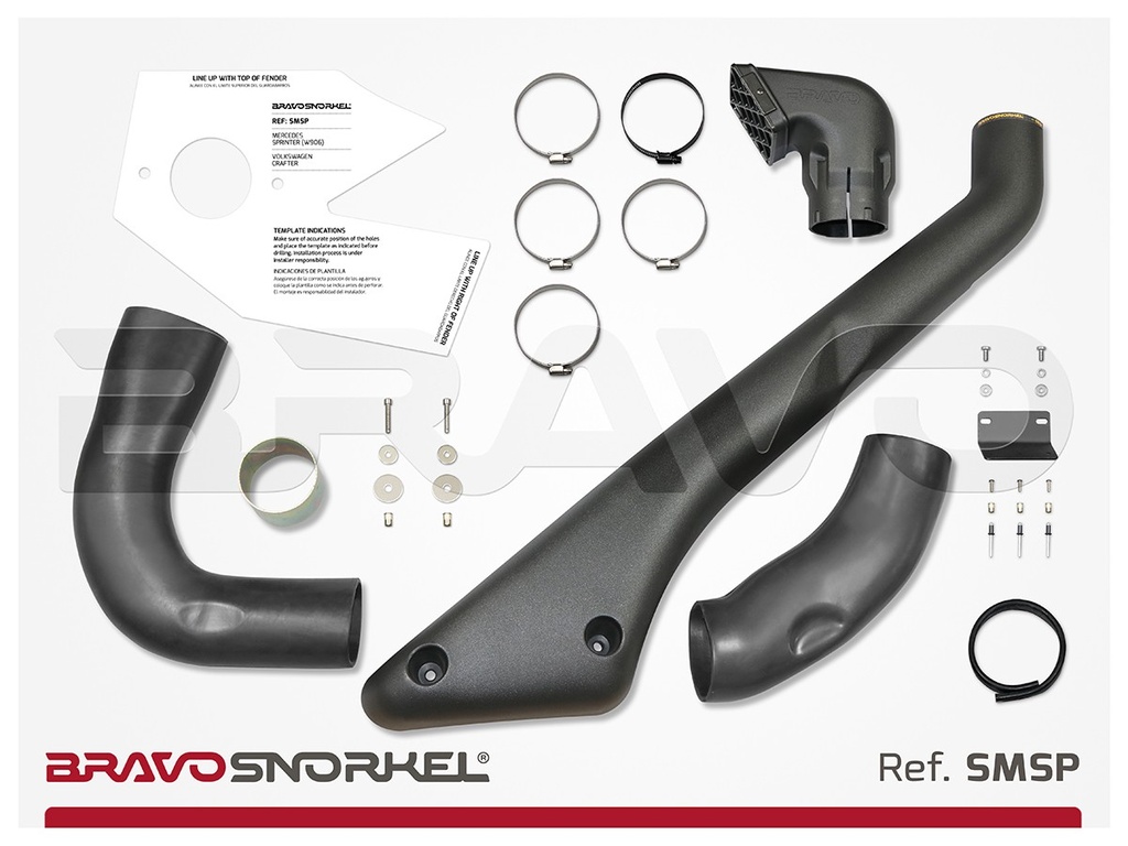 BRAVO SNORKEL VW Crafter + Mercedes Sprinter W906