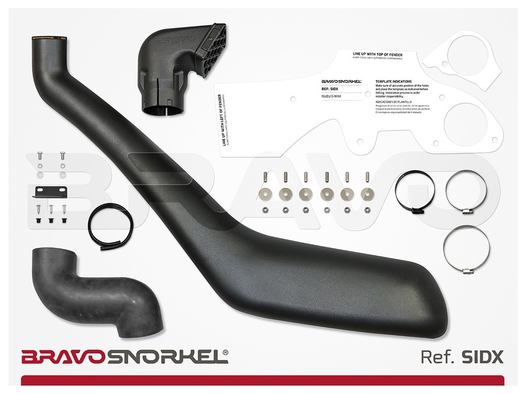 BRAVO SNORKEL ISUZU D-MAX 2012-2019