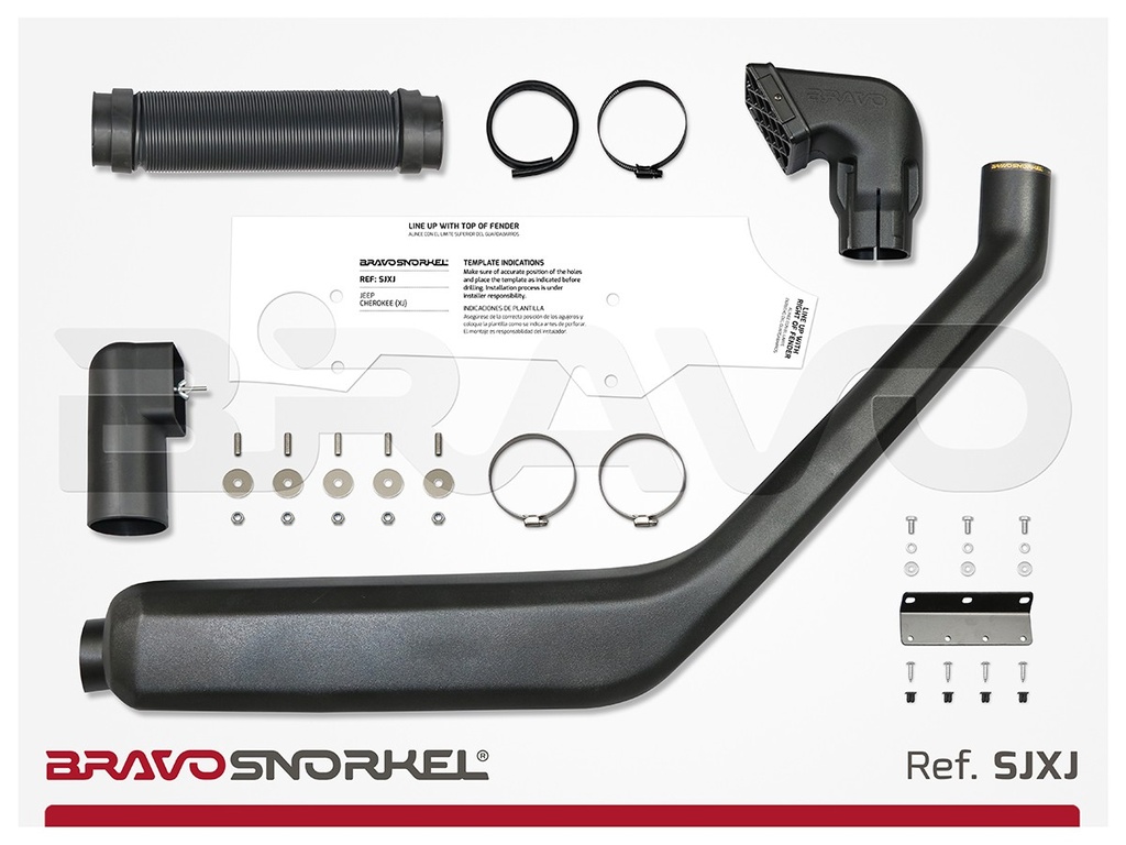 Bravo Snorkel Jeep Grand Cherokee XJ (1985 - 2001)