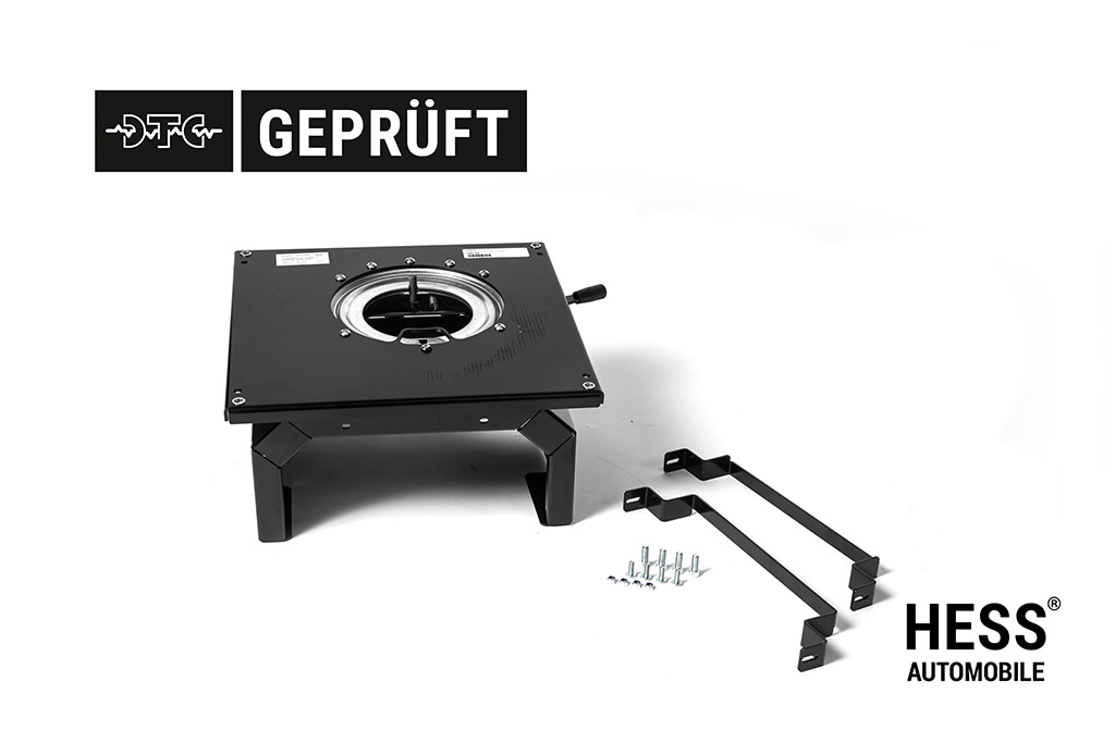 Aguti Drehkonsole für den VW T5/T6 (Beifahrerseite, Höhe 250mm)