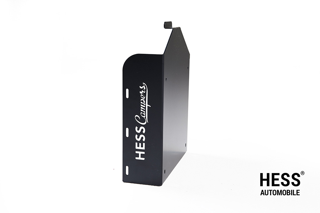 Schwarze Halterung für 20l Kanister