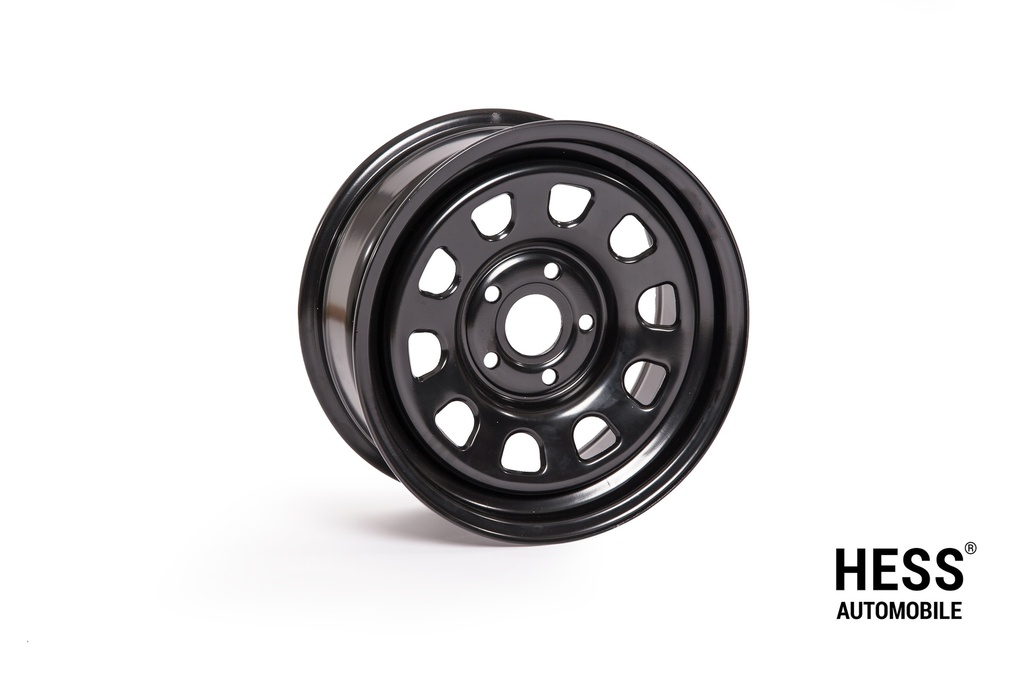 HESS H05, 18 Zoll, Steel Oval Black, Offroad-Stahlfelge für VW T5/T6/T6.1/T7, Amarok -2020