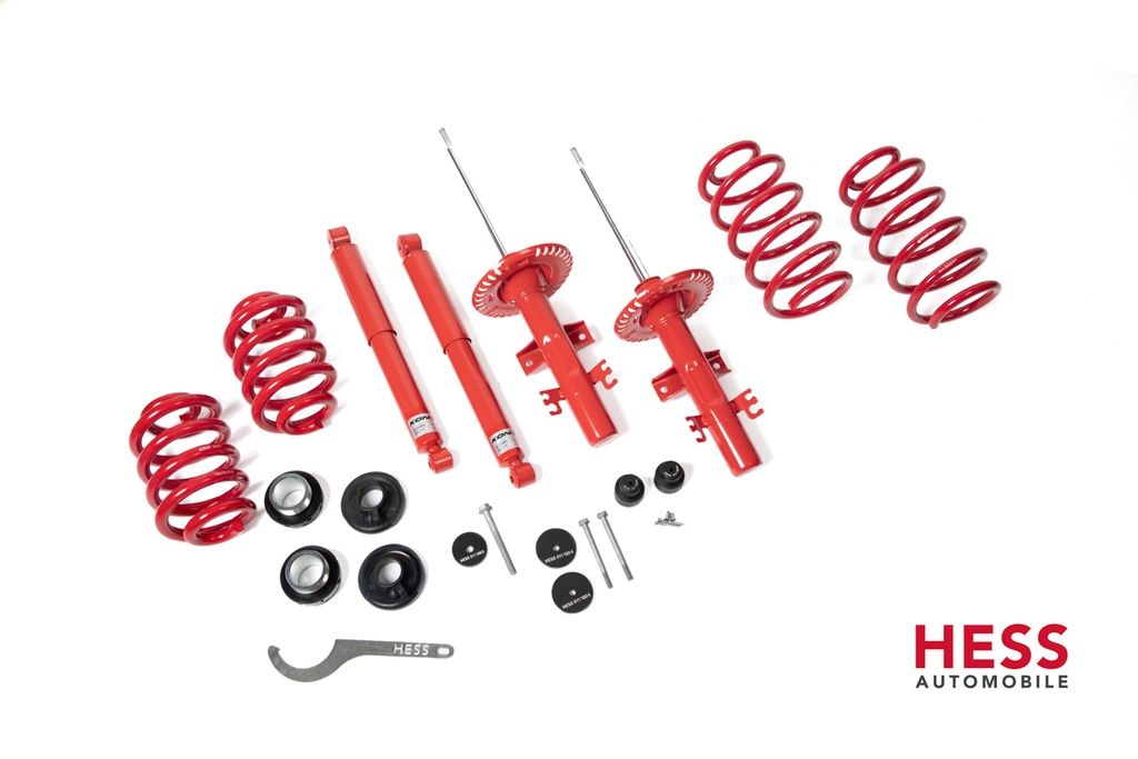 HESS Höherlegungs Fahrwerk Hill medium mit Koni S Dämpfer für VW T5/T6/T6.1
