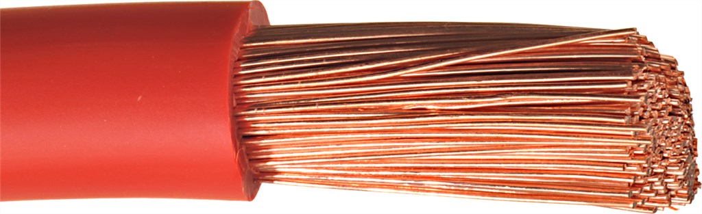 SGF Anlasserkabel hochflexibel 10mm rot