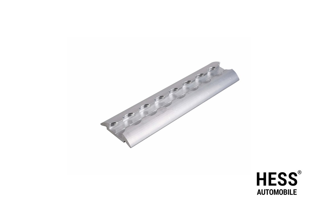 Airline Zurrschiene silber halbrund zum Aufschrauben