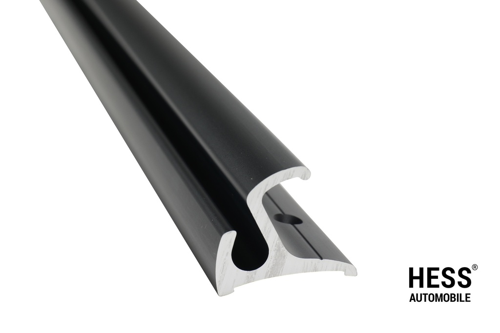 Multirail VW T4/5/6/T6.1 KR schwarz, vorgebogen und gebohrt, links