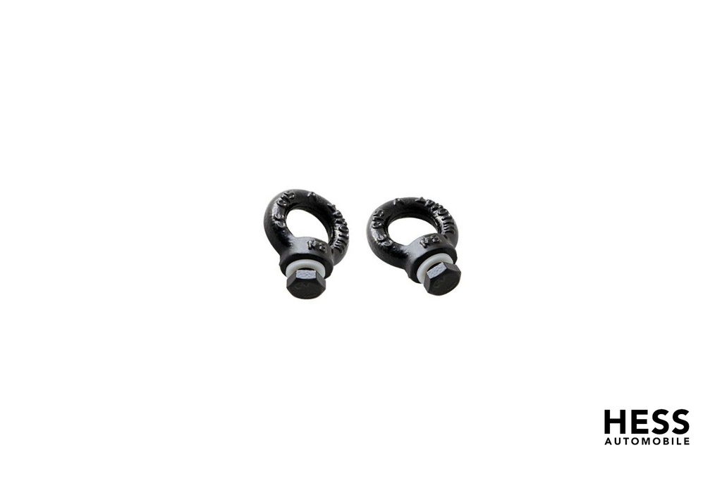 schwarze galvanisierte Ringschraube